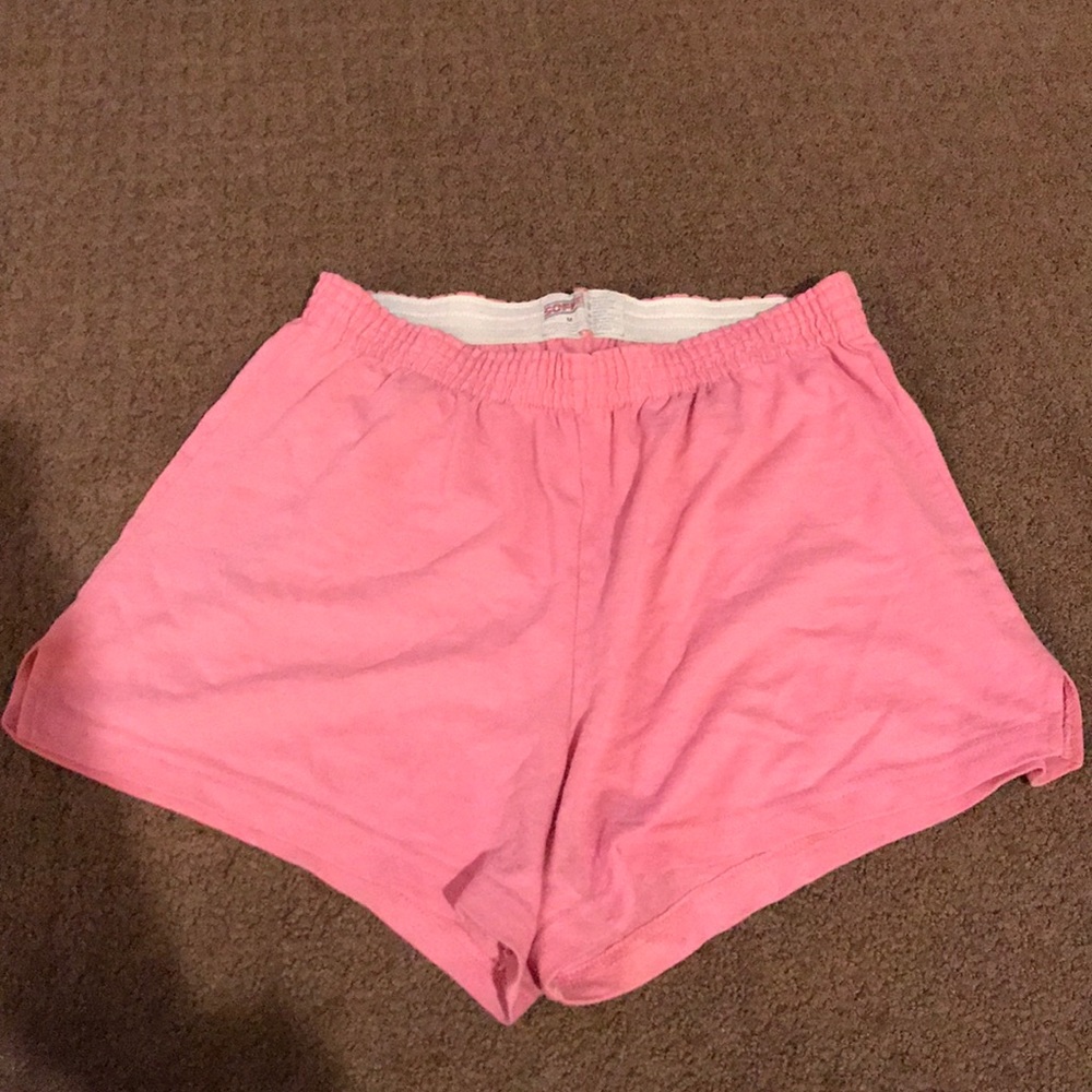 bubble gum pink soffe shorts!